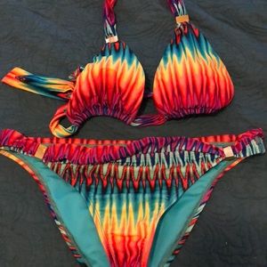 Sofia Rainbow Bikini size medium top/bottom